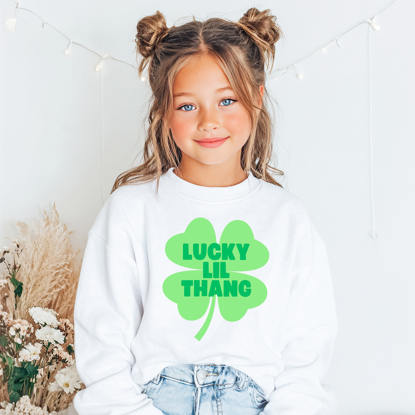 Lucky Lil Thang Youth Crewneck Sweatshirt