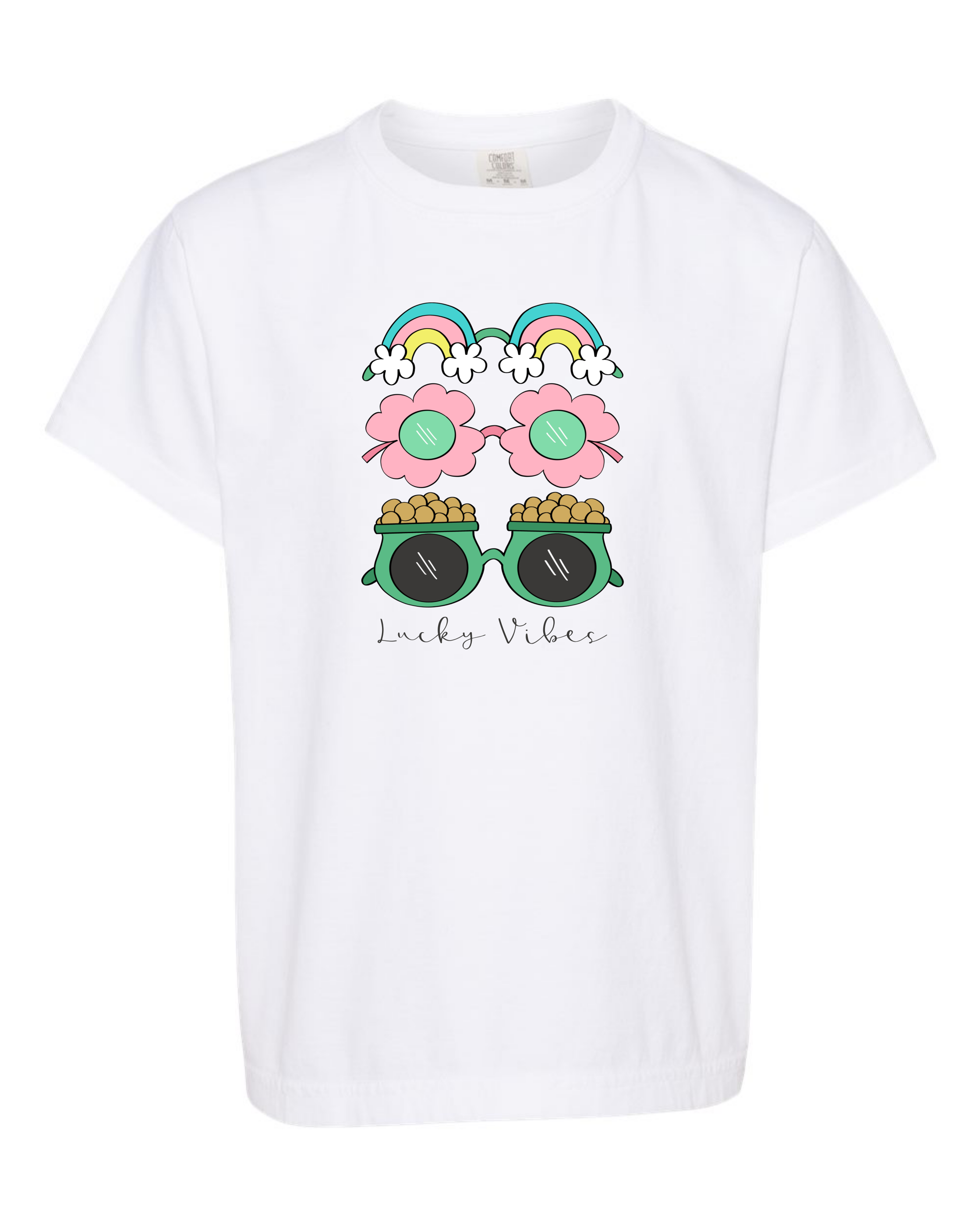 St. Patrick's Lucky Vibes Youth T-Shirt