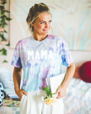 Mama Tie-Dye Crop T-Shirt