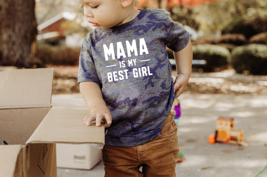 Mama Is My Best Girl Toddler T-Shirt