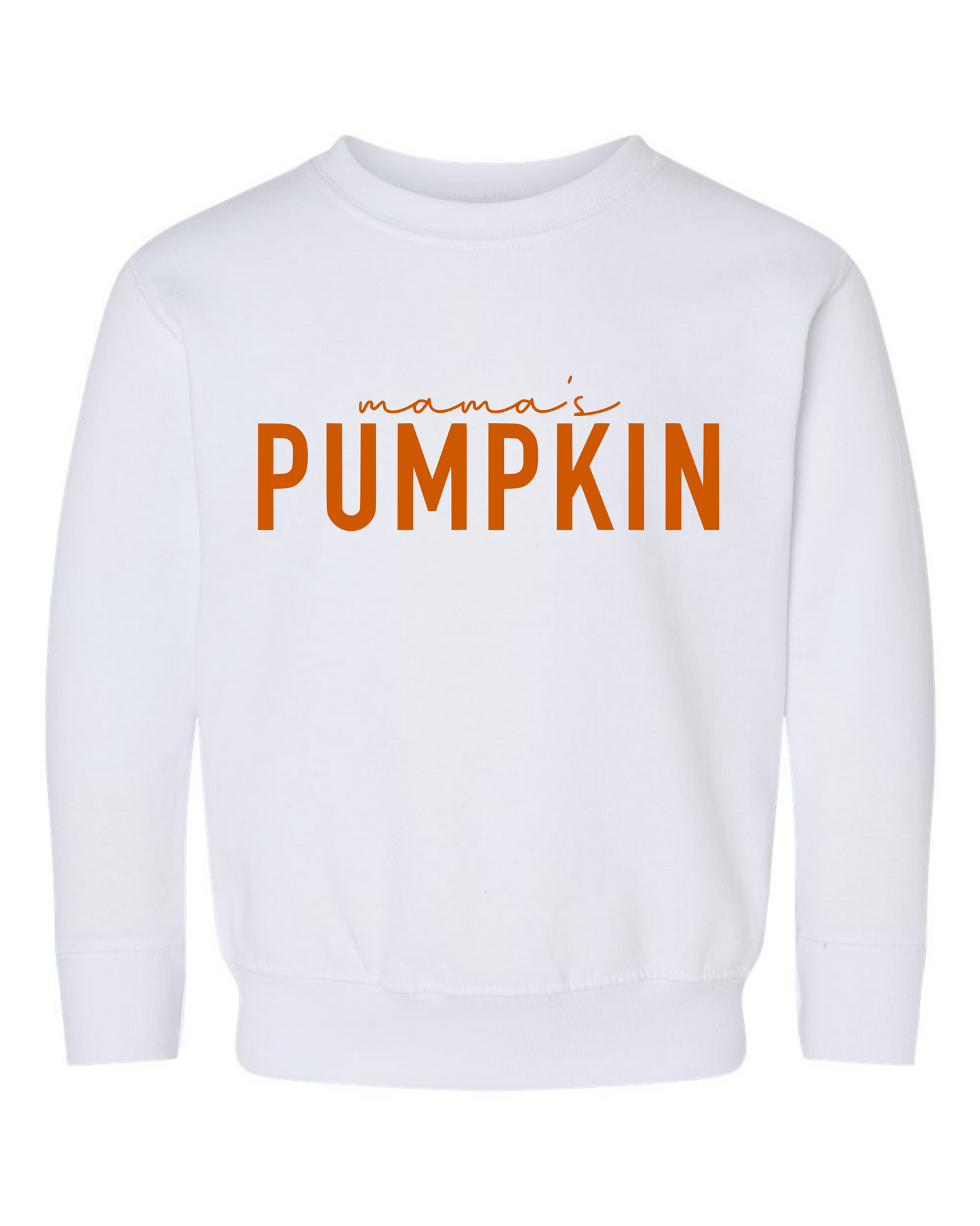 Mama's Pumpkin Toddler Crewneck Sweatshirt