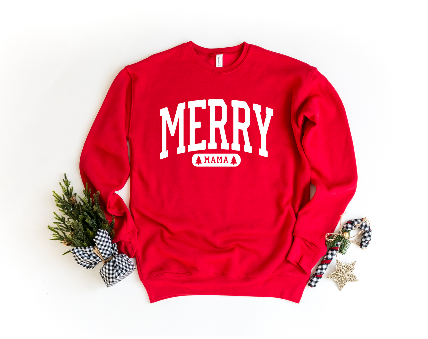 Merry Mama (Two Trees) Crewneck Sweatshirt