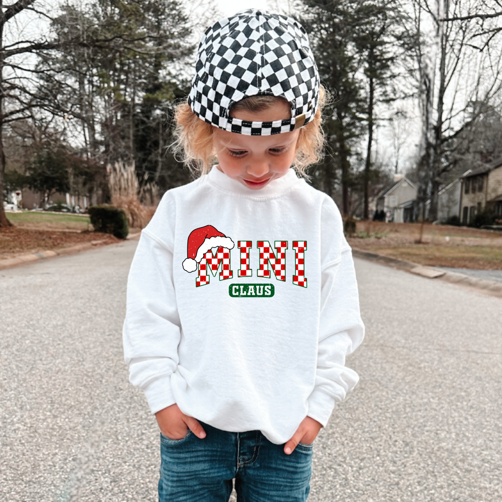 Mini Claus Toddler Crewneck Sweatshirt