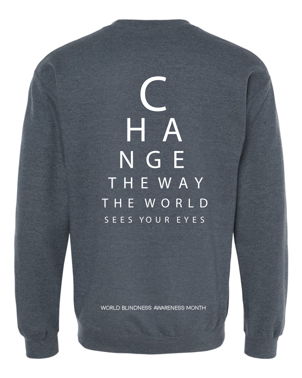 Eyes Like Evan Change Adult Crewneck Sweatshirt