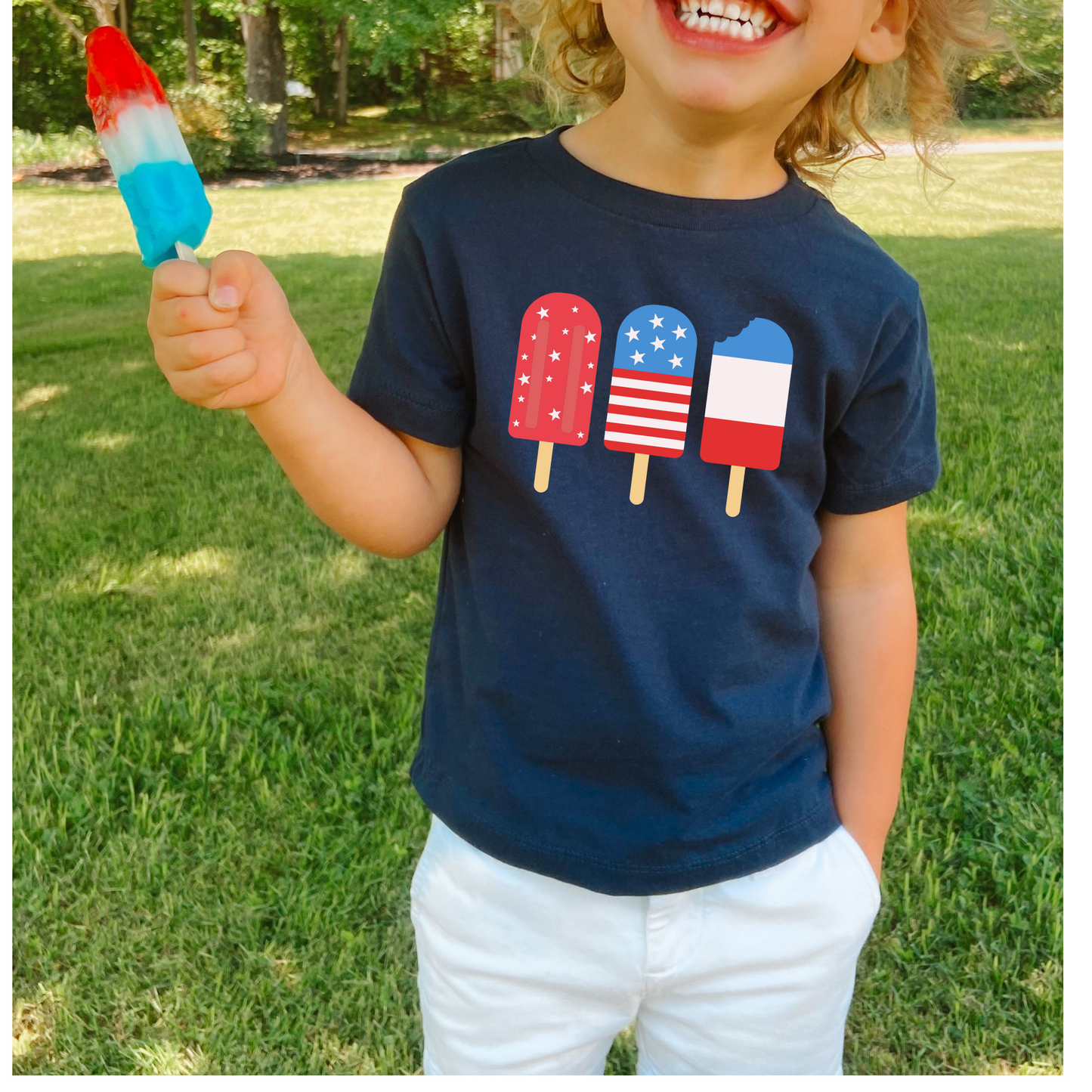 Patriotic Popsicles Toddler T-Shirt