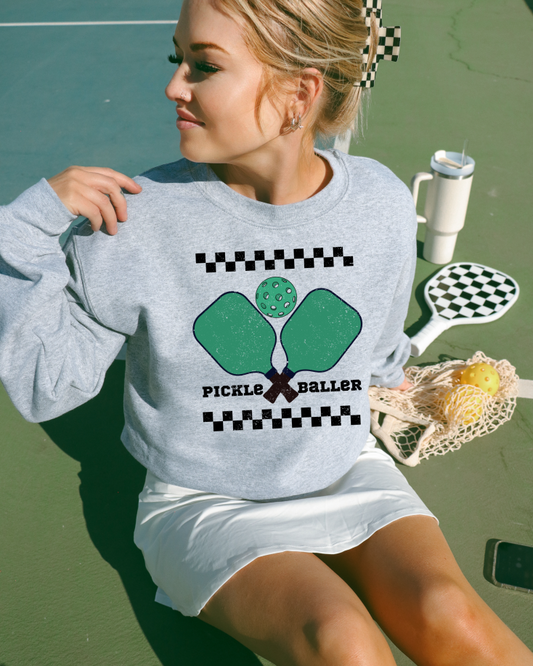 Pickle Baller Crewneck Sweatshirt