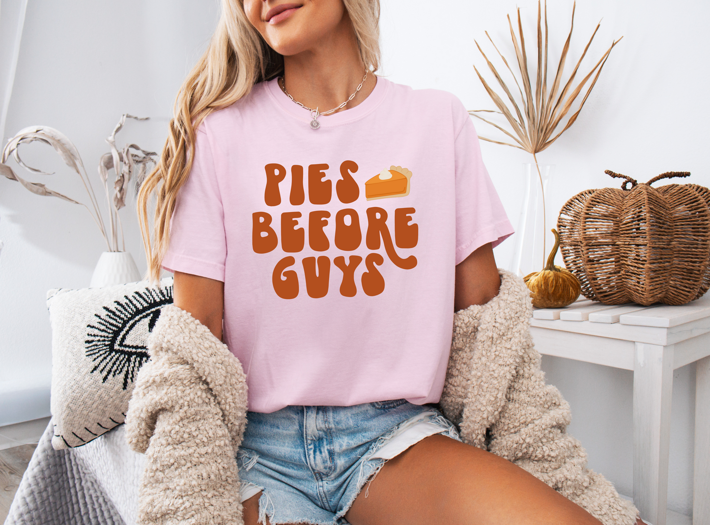 Pies Before Guys Adult T-Shirt