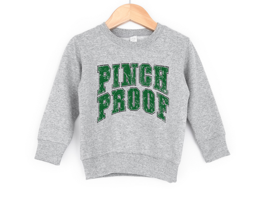 Pinch Proof Toddler Crewneck Sweatshirt