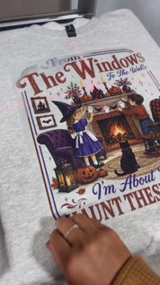 From The Windows To The Walls, I'm About To Haunt These Halls Crewneck Sweatshirt