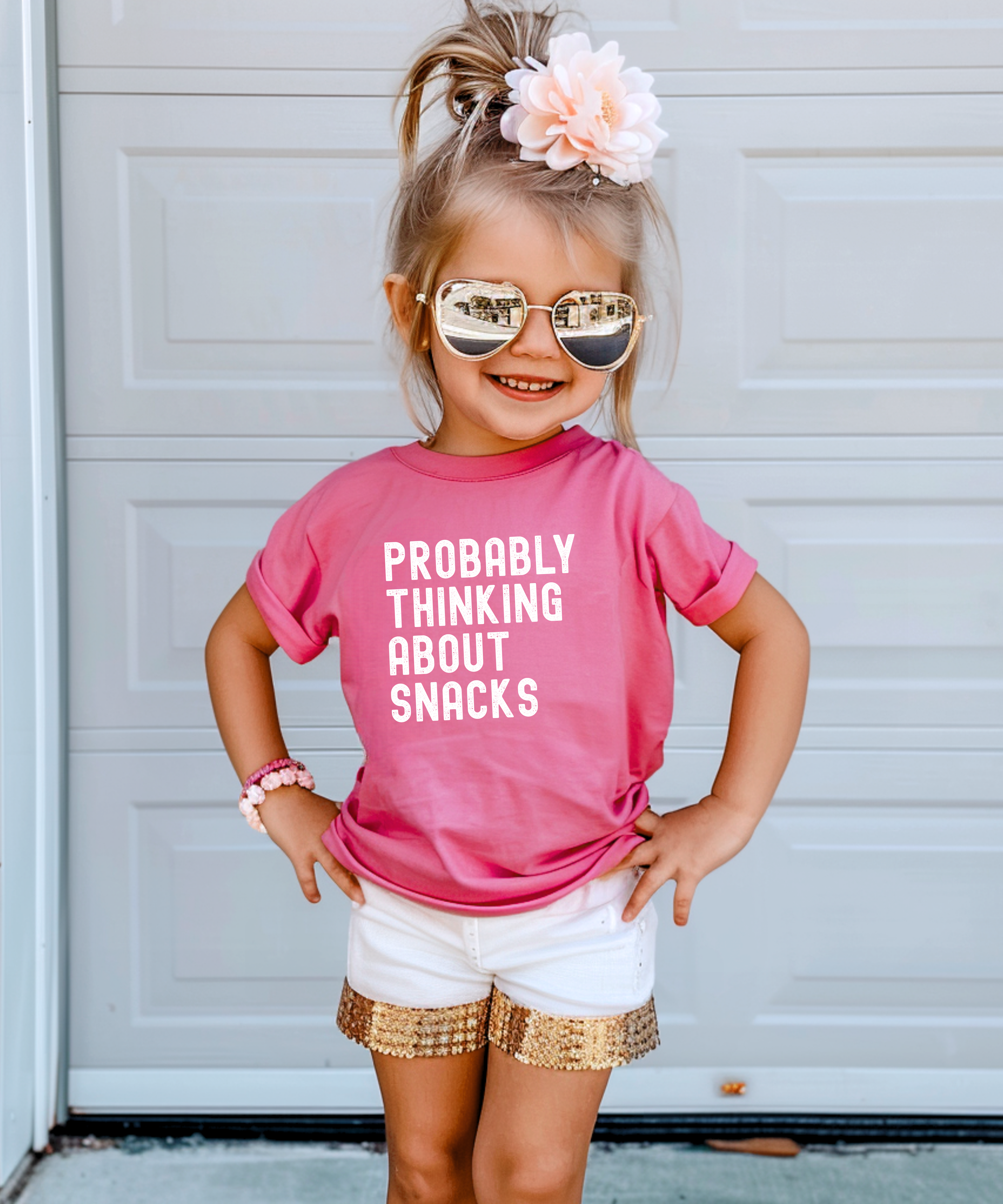 Probably Thinking About Snacks Toddler T-Shirt