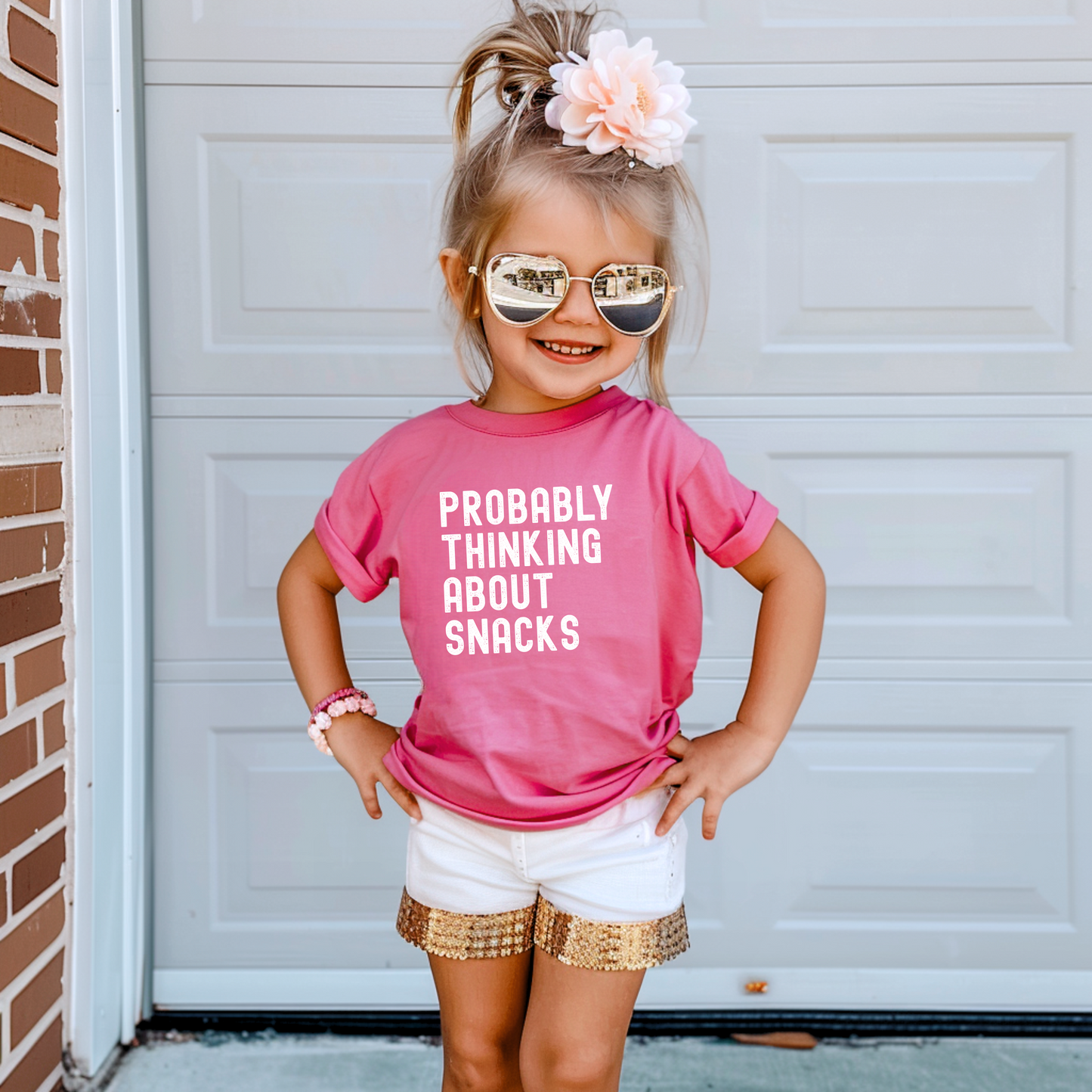 Probably Thinking About Snacks Toddler T-Shirt