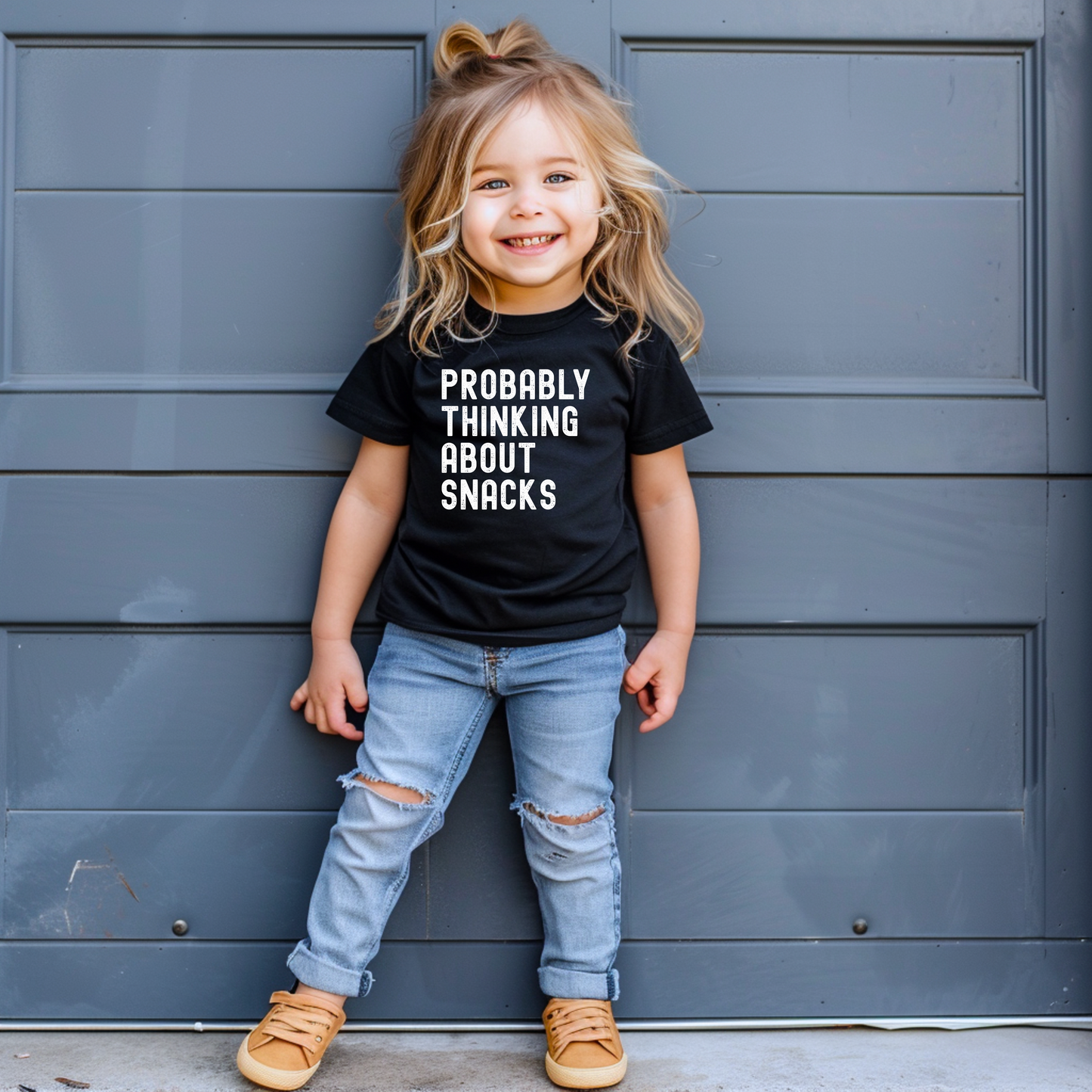 Probably Thinking About Snacks Toddler T-Shirt