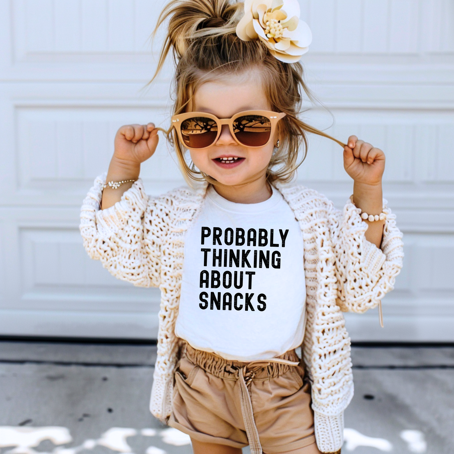 Probably Thinking About Snacks Toddler T-Shirt