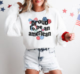 Proud To Be An American Crewneck Sweatshirt