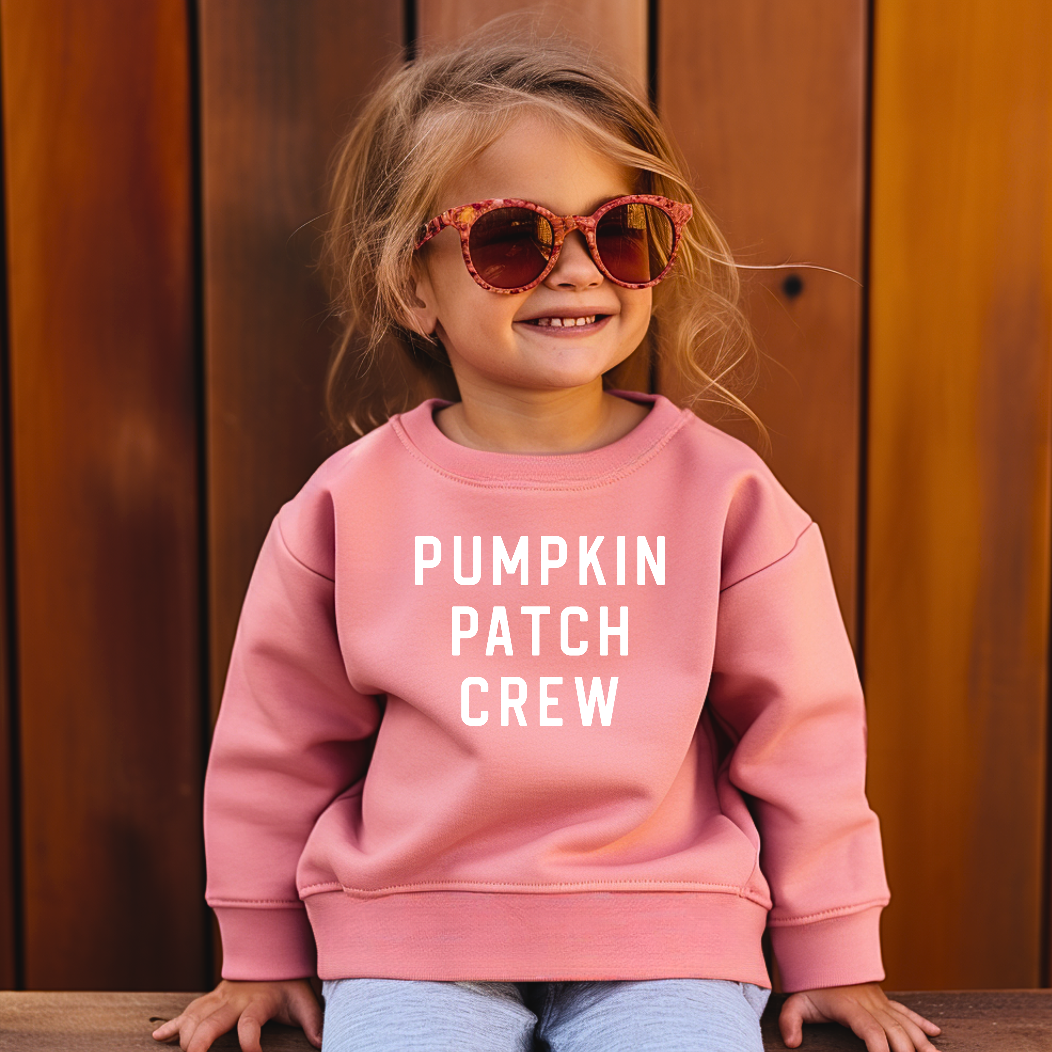 Pumpkin Patch Crew Toddler Crewneck Sweatshirt