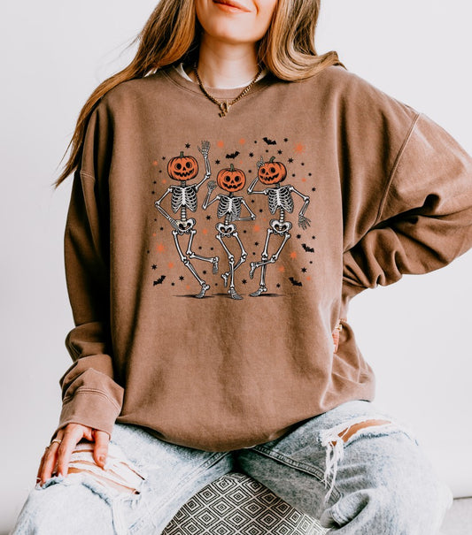Pumpkin Skellys Crewneck Sweatshirt