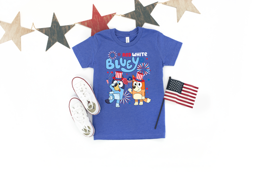 Red, White, & Bluey Toddler T-Shirt