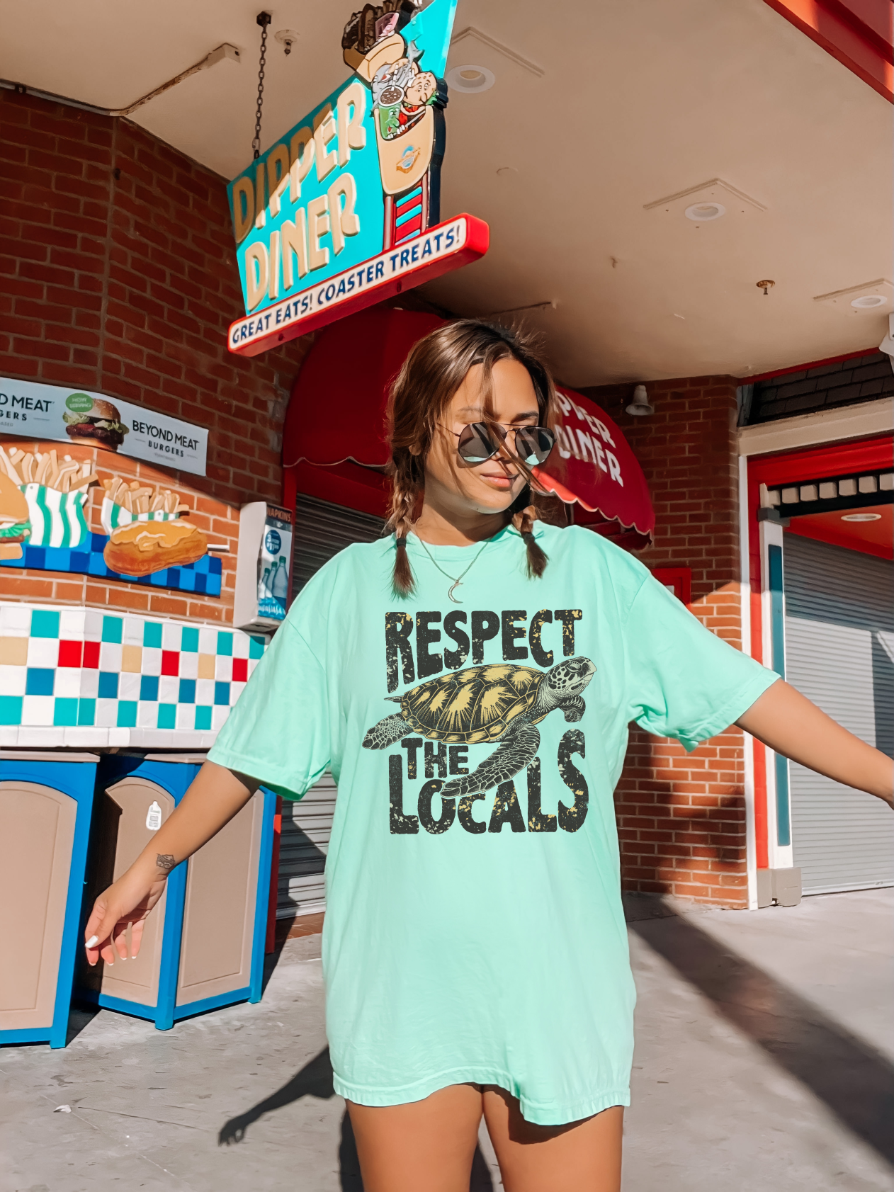 Respect The Locals Adult T-Shirt