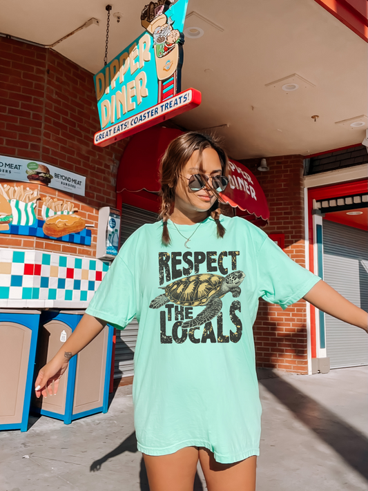 Respect The Locals Adult T-Shirt