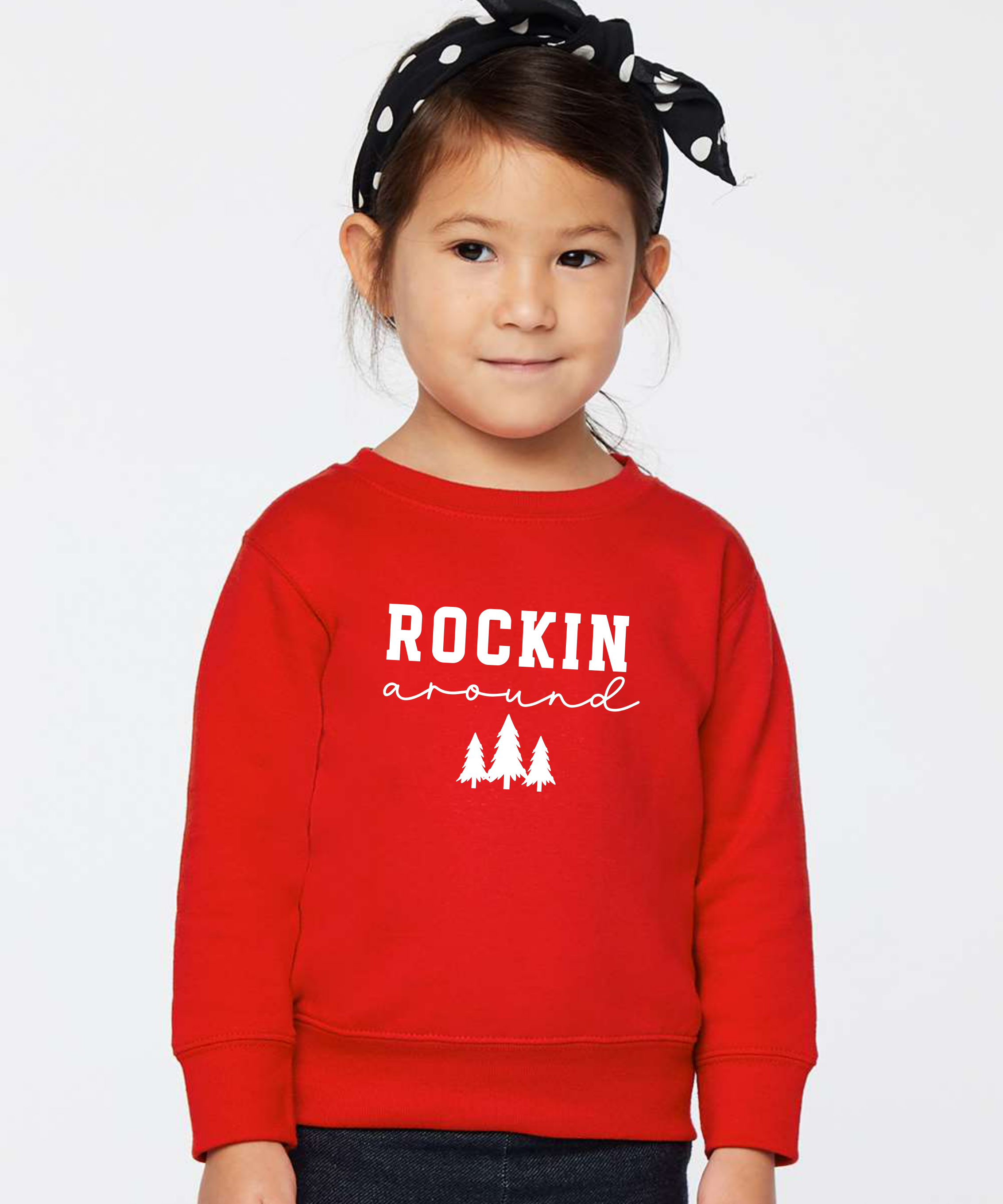 Rockin' Around Toddler Crewneck Sweatshirt