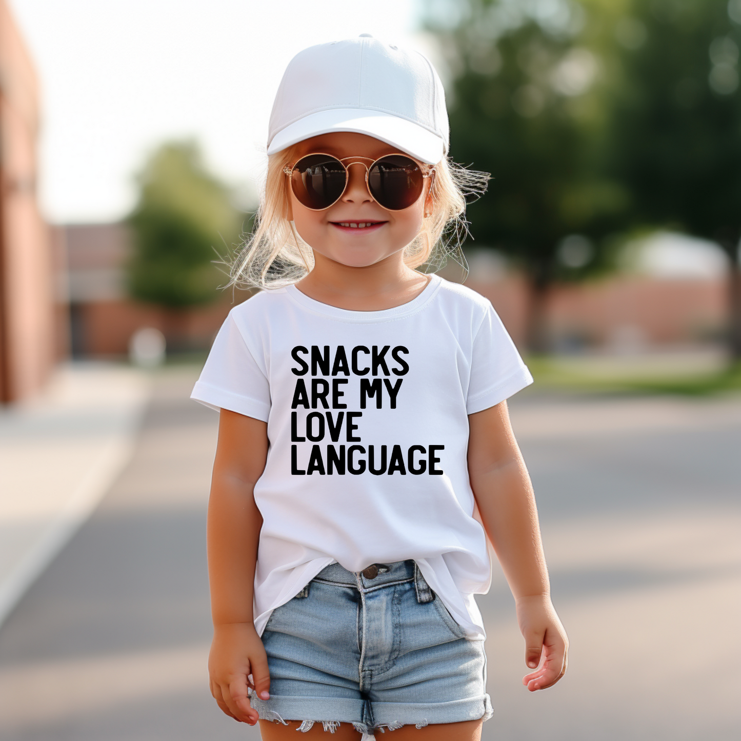 Snacks Are My Love Language Toddler T-Shirt