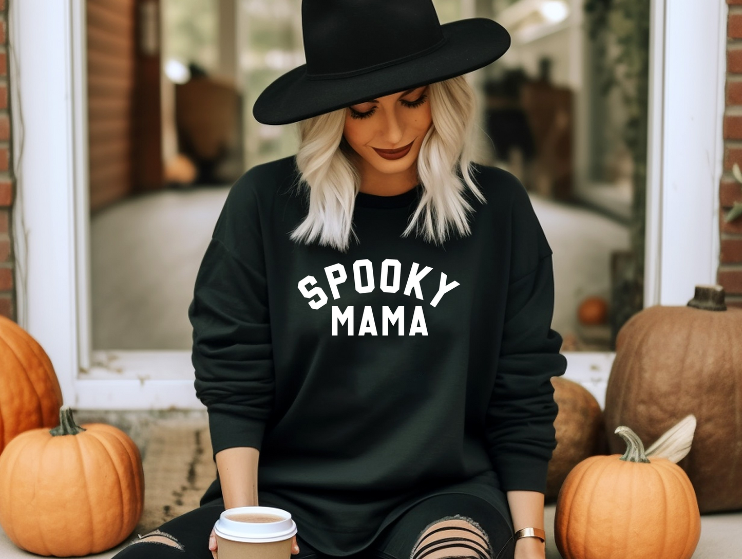 Spooky Mama Crewneck Sweatshirt