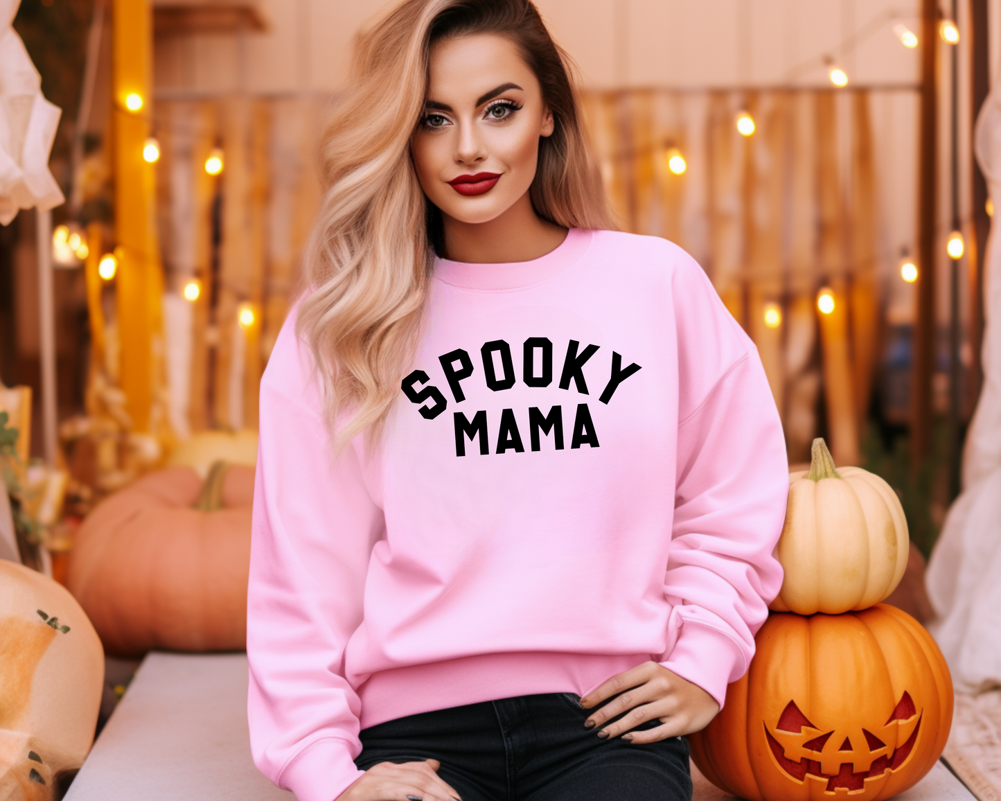 Spooky Mama Crewneck Sweatshirt