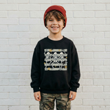 Striped Skeletons Toddler/Youth Crewneck Sweatshirt
