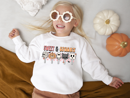 Sweet & Spooky Toddler Crewneck Sweatshirt