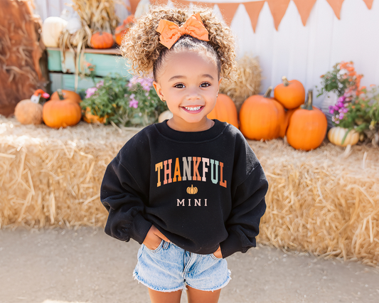 Thankful Mini Toddler Crewneck Sweatshirt