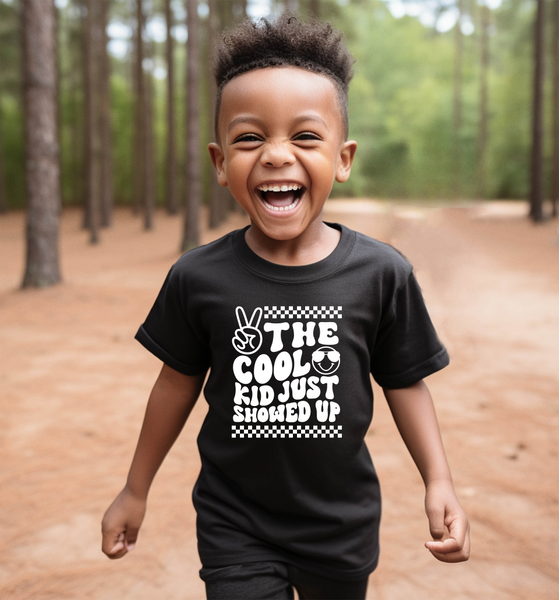 The Cool Kid Just Showed Up Toddler T-Shirt – Little Thread Co.