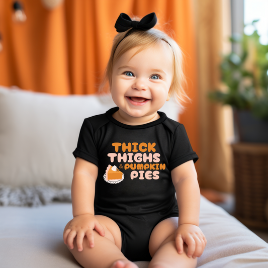 Thick Thighs & Pumpkin Pies Infant Onesie