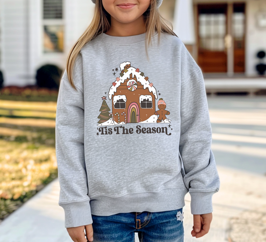 Tis The Season Toddler Crewneck Sweatshirt