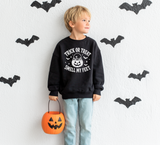 Trick Or Treat Smell My Feet Toddler/Youth Crewneck Sweatshirt