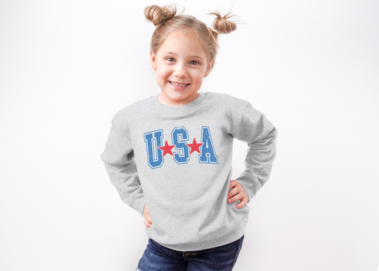 USA Toddler Crewneck Sweatshirt
