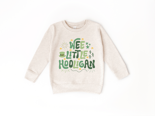 Wee Little Hooligan Toddler Crewneck Sweatshirt