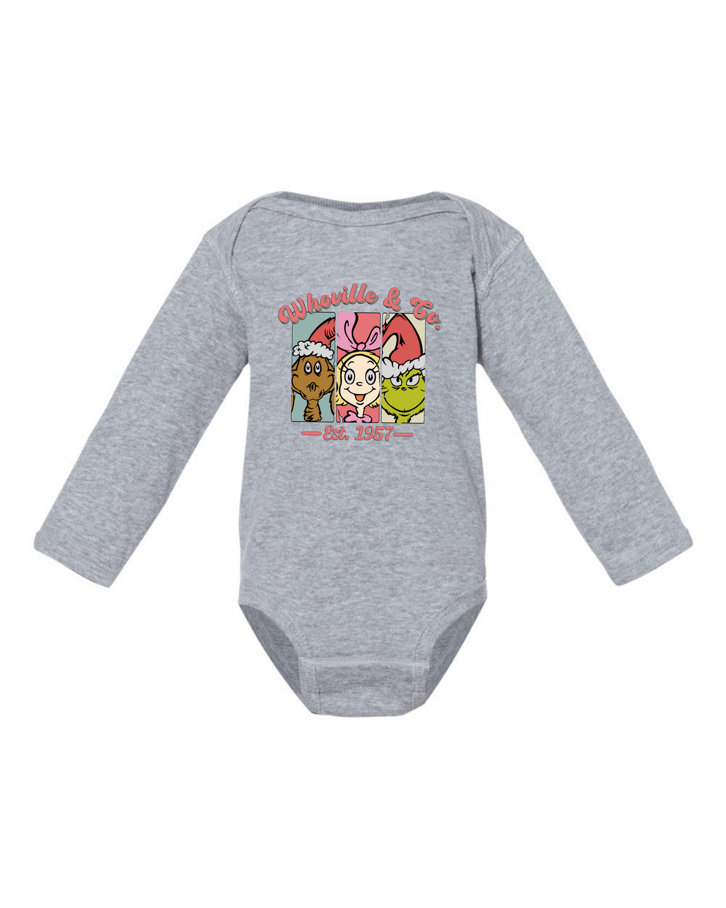 Whoville & Co Long Sleeve Infant Onesie