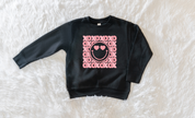 XOXO Heart Eyes Toddler Crewneck Sweatshirt