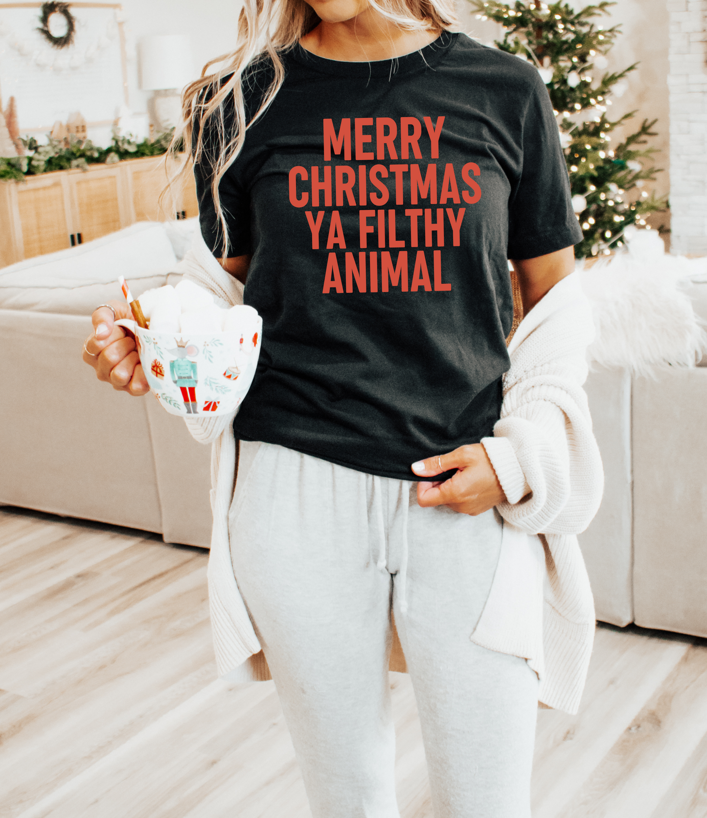 Merry Christmas Ya Filthy Animal T-Shirt