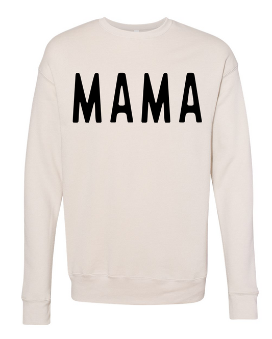 MAMA Crewneck Sweatshirt - Heather Dust