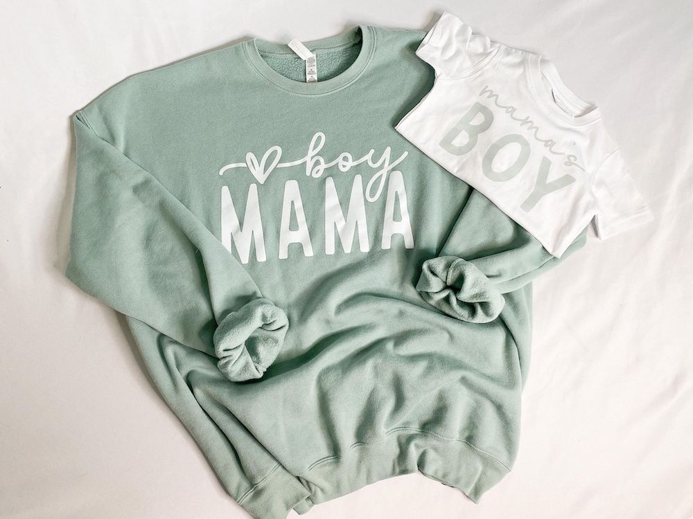 Boy Mama Crewneck Sweatshirt