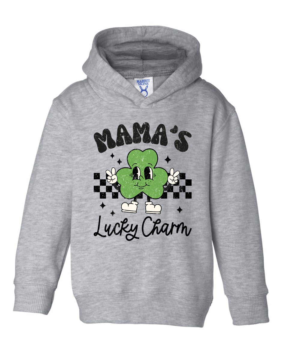Mama's Lucky Charm Toddler Hoodie Sweatshirt