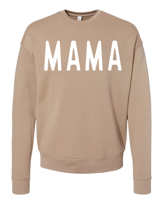 MAMA Crewneck Sweatshirt - Tan
